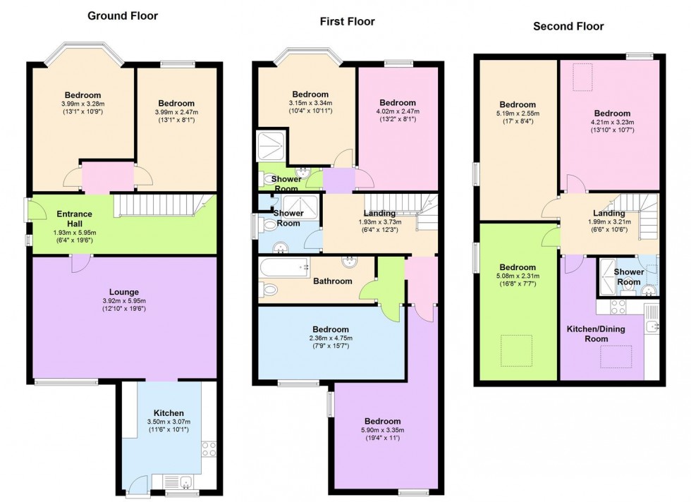 Floorplan for 19 Rutland Park, Broomhill
