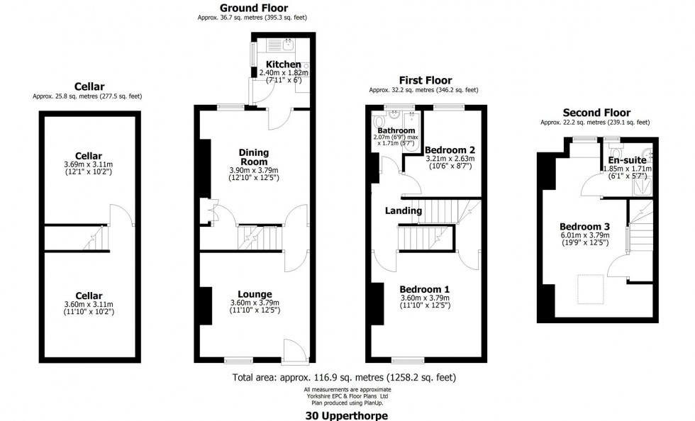 Floorplan for 30 Upperthorpe, Upperthorpe, Sheffield
