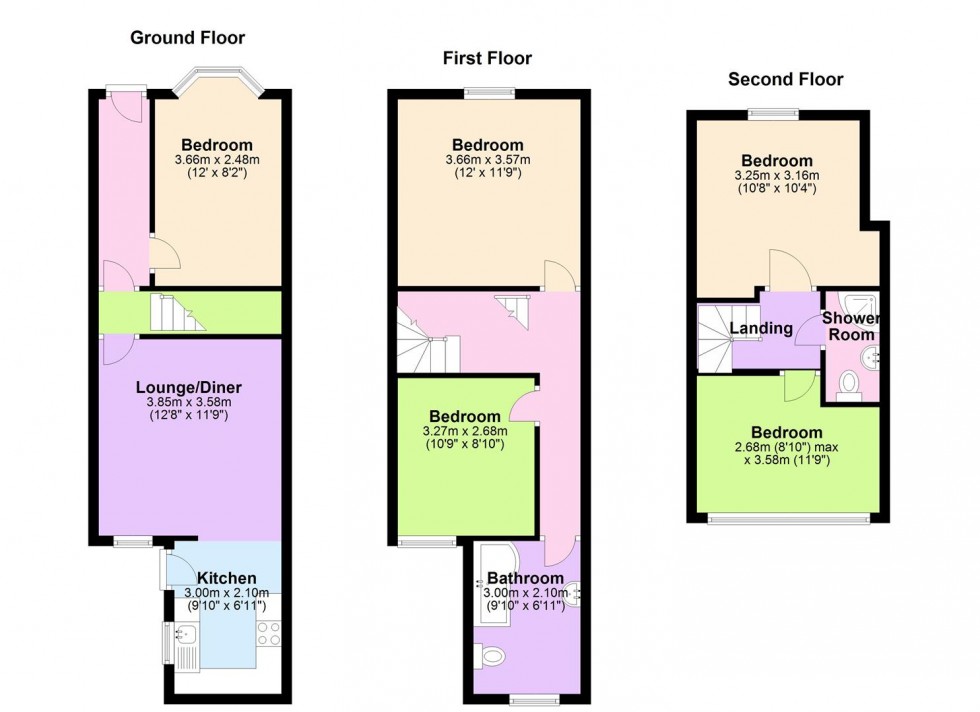 Floorplan for 66 Stalker Lees Road Ecclesall Road, Sheffield