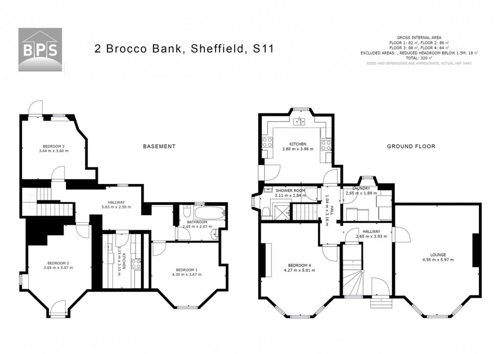 Floorplan for 22 Brocco Bank, Hunters Bar