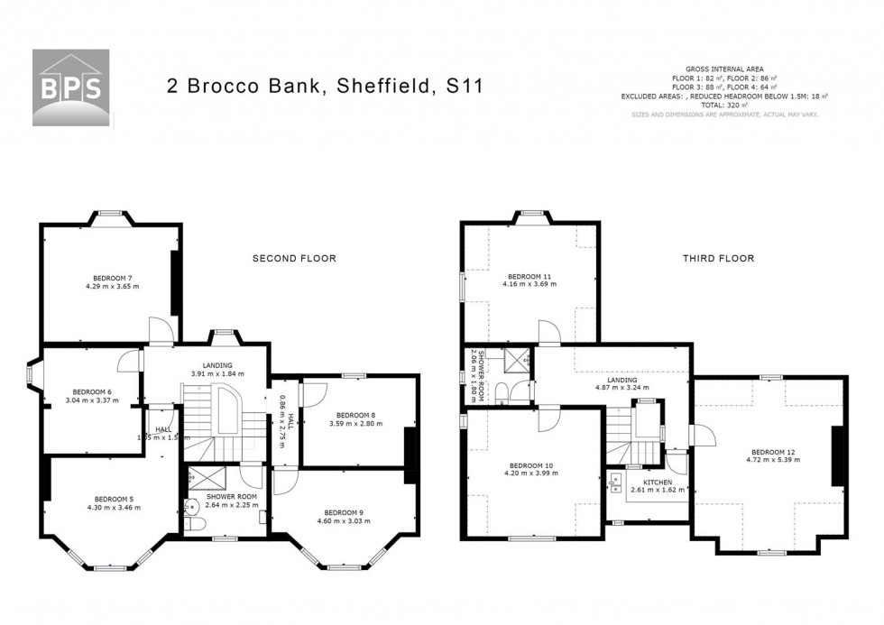 Floorplan for 22 Brocco Bank, Hunters Bar