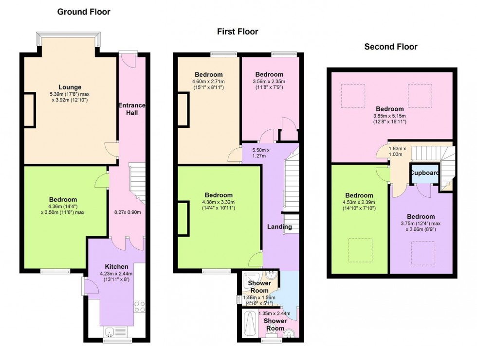 Floorplan for 225 School Road, Crookes