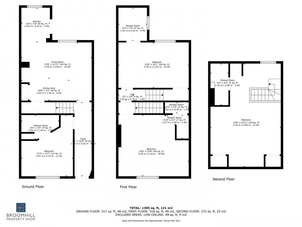 Floorplan for 171 Whitham Road, Sheffield