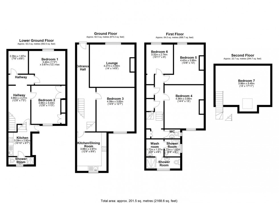 Floorplan for 22 Parkers Road, Broomhill