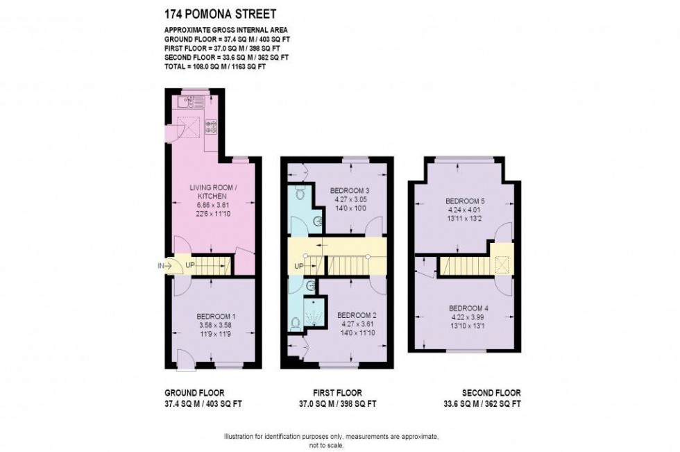 Floorplan for Pomona Street, Sheffield
